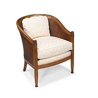 Traditional armchair TRADITIONfabricleatheroak