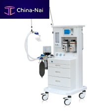 Trolley-mounted anesthesia workstation HF-560B4with ventilatorwith respiratory monitoring