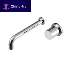Washbasin mixer tap 3861MCLT PVwall-mountedbuilt-inchrome-plated brass