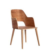 Contemporary chair P-201 kitchenplywoodwooden base