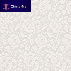 Floral pattern sheer curtain fabric CORINNE LACEpolyesterhome