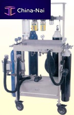 Trolley-mounted anesthesia workstation AVI-010
