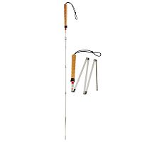 Straight handle white cane 2080folding