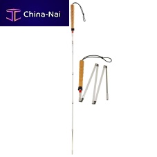 Straight handle white cane 2080folding