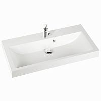 Countertop washbasin ARGOceramicrectangularcontemporary