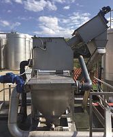 Wet screening screening machine MINI UNITscrewfor wastewatermini