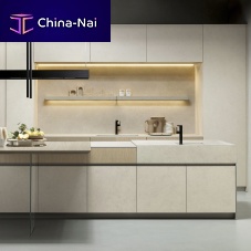 Contemporary kitchen LAIN ANTISsandstonelaminateisland