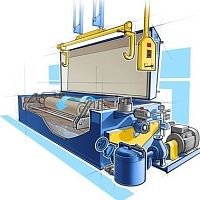 Solvent cleaning machine 150sprayautomaticprocess