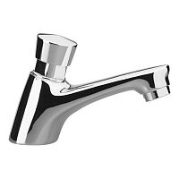Washbasin single tap 35ATPcountertopself-closingchrome-plated brass