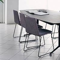 Contemporary chair SPINAL 44indoorfabricleather