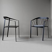 Contemporary chair MY CHAIR outdoorindoorpowder-coated steel
