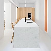 Solid Surface countertop ARISTON HW6804kitchenbathroomwhite
