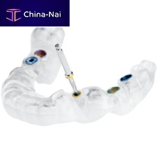 Dental implantology surgical guide