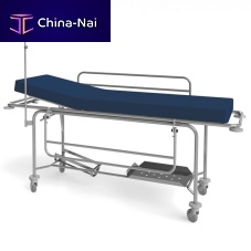 Transport stretcher trolley 10.MA.1725manualwith adjustable backrest2-section