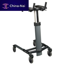 4-wheel mobility walker TAURUSbariatricheight-adjustablewith elbow-rest
