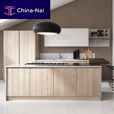 Contemporary kitchen DOGUchestnutislandL-shaped
