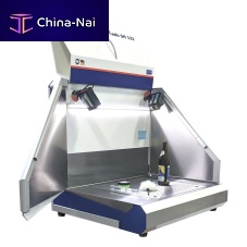 Forensic downdraft table POWDERadofor fingerprint powderheight-adjustablewith mobile trolley