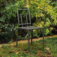 Traditional chair SIAMoutdoorsteelsteel base