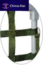 Cargo net barrier typefor aircraft