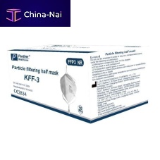FFP3 safety mask KFF-3with exhalation valvecup shapedwhite