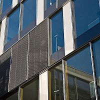 Aluminum solar shading TECHNOLOGY CENTRE SIKA, ZURICH/SWITZERLANDfor facade