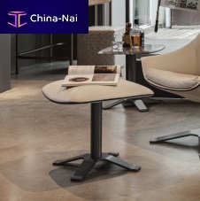 Contemporary footrest LULLABY leathermetalfelt