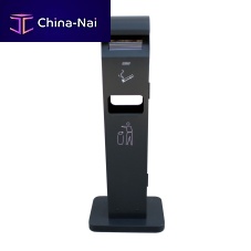 Wall-mounted ashtray TOTEMpedestalstainless steelfor outdoor use