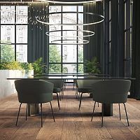 Contemporary chair NUBO 4105indoorfabricleather