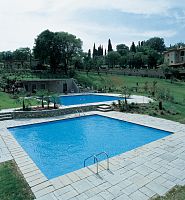 Wall swimming pool BLUESPRINGoutdoorin-groundsteel