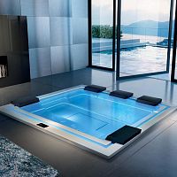 Built-in hot tub ZENrectangular8-personindoor