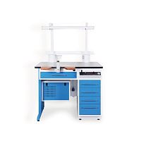 Dental laboratory workstation with drawers WB series