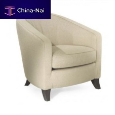 Traditional armchair CALENDULAleatherfabric