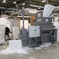 Roller crusher-compactor POLY4000horizontalfor EPS