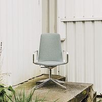 Contemporary chair LOTTUS CONFERENCEindoorfabricmolded plywood