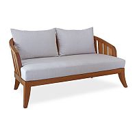 Contemporary sofa SOPHIE : G.SO54.Mgardengraywooden