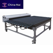 Belt conveyor straightfor plates