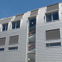 Strip cladding PANEVOLanodized aluminumlacquereddecorative