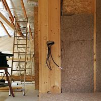 Thermal-acoustic insulation NATURIZOLflax fiberpanelinterior