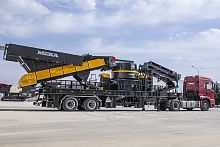 VSI crushing and screening plant mobile