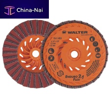 Aluminum abrasive disc ENDURO-FLEX 2-in-1 / ENDURO-FLEX 2-in-1 Turbofor finishingfor deburringfor stainless steel alloys