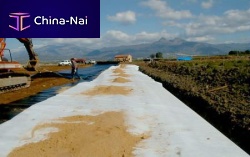 Woven geotextile MACTEX ® polypropylene fiberunder-paving drainagefor sub-paving