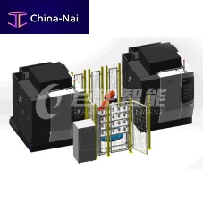 CNC drilling and milling machine ODG-2C1R-V520robotic arm