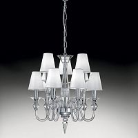 Classic chandelier 2400glasschromed metalsilk