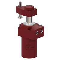 Swing clamp hydraulic cylinderworkpiece