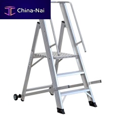 Work platform VE rollerwith safety railing
