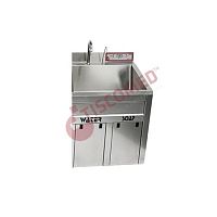 1-station surgical sink TOHS 1100stainless steelknee-operatedinfrared water tap