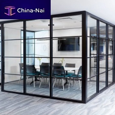Sliding partition GENIUSglazedwoodenlaminate