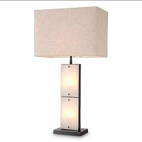 Table lamp ORTIZbronzealabastercontemporary