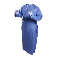 Unisex surgical gown disposableblue