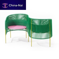 Contemporary armchair CARIBEPVCmetalrecycled plastic